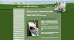 Desktop Screenshot of logcabinlabradoodles.com